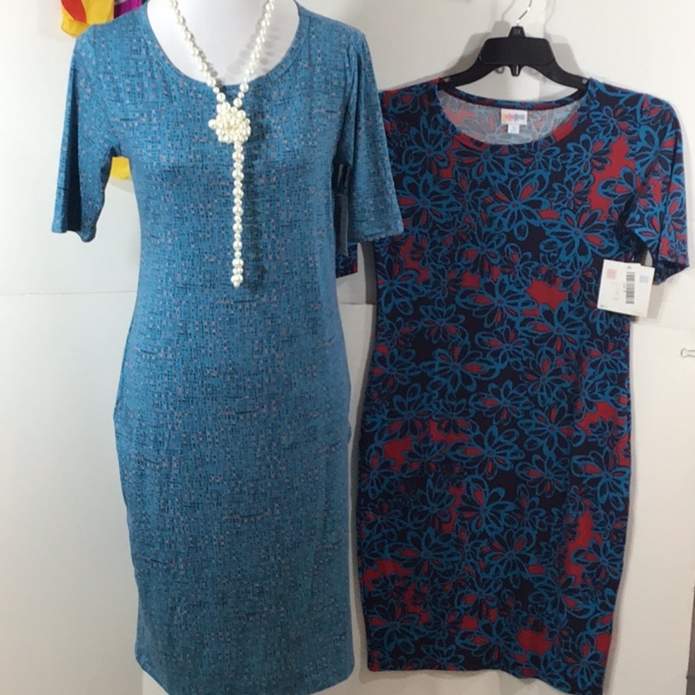 Lularoe (2) Julia dresses M NWT
